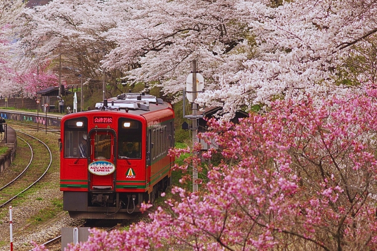 2026東北櫻花百選名所~三春瀧櫻+白石川堤+花見山公園+船岡城址公園~浪漫會津鐵道~藏王纜車溫泉美食五日(星宇)